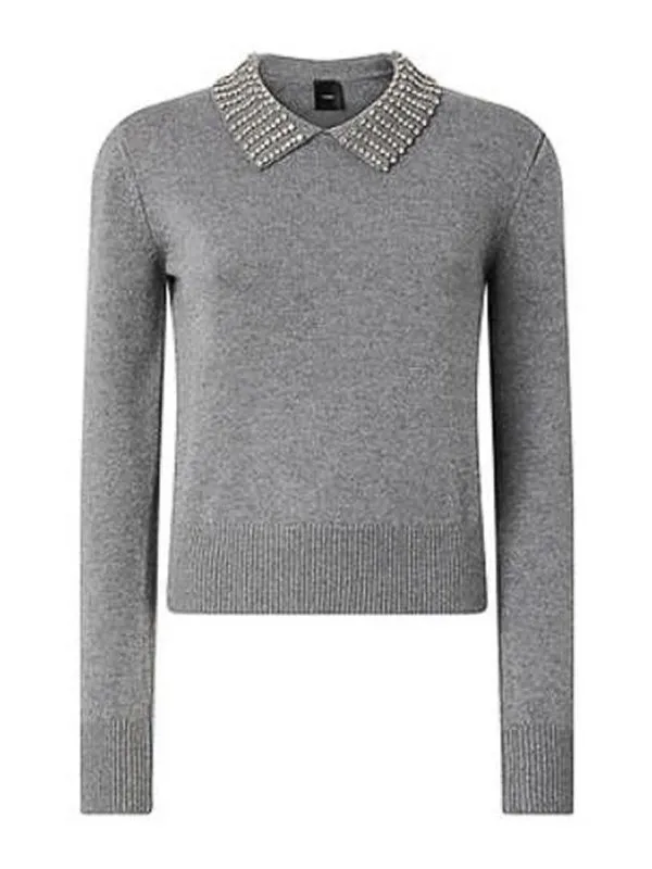 Pinko Pull Col Bateau - Gris - Gris | VENTOTENE105530A2S4II2