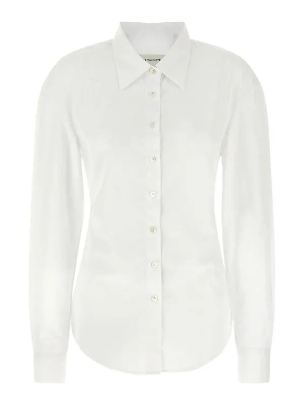 Dries Van Noten Chemise - Blanc - Blanc - Femme | 2510107351466E15
