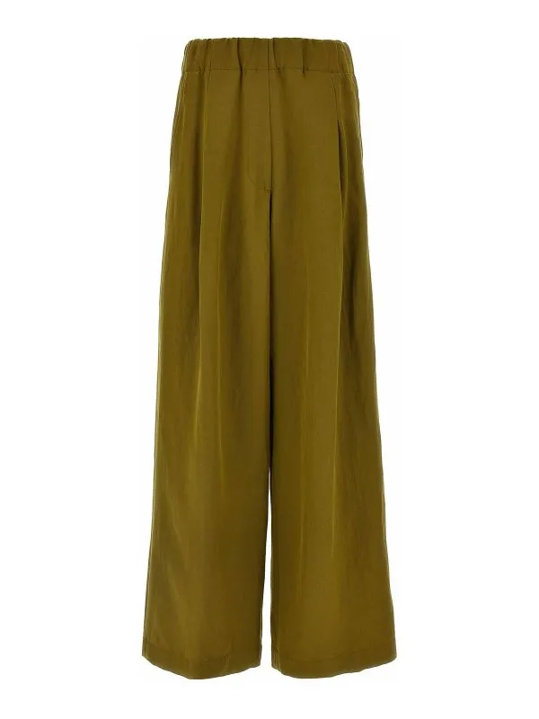 Dries Van Noten Pantalons Décontractés - Vert | 25101090915276E15