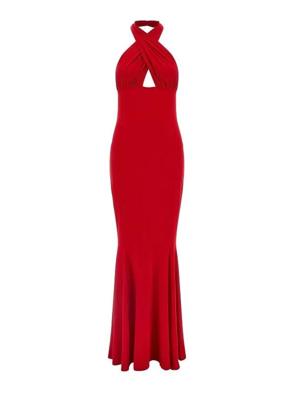 Norma Kamali Maxi Robe - Rouge - Rouge - Femme | KK2253PLO68946