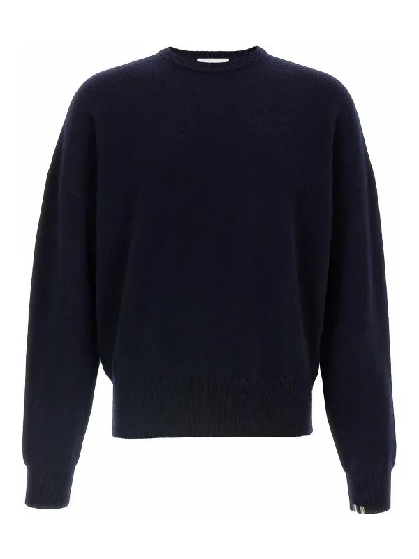 Extreme Cashmere Pull Col Rond - Bleu - Bleu - Homme | N355TESNAVY