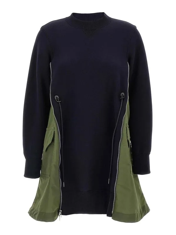 Sacai Robe Au Genou - Multicolore - Multicolore - Femme | SCW229212