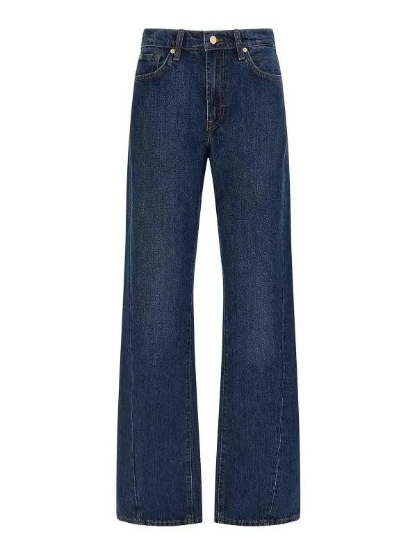 7 For All Mankind Jean Bootcut - Bleu - Bleu | 7UX50E52U71BM