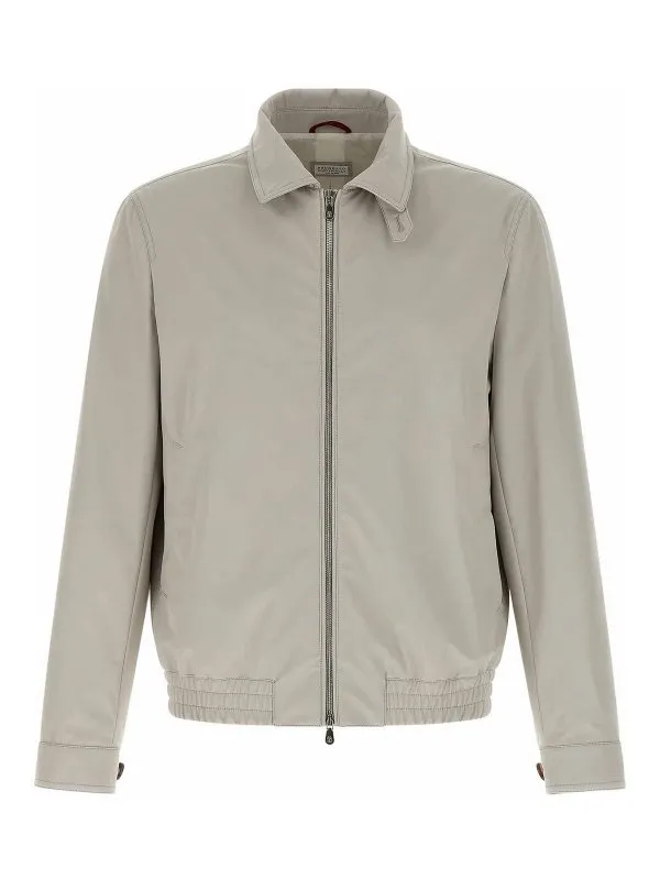 Brunello Cucinelli Bomber - Gris - Gris - Homme | MV4066205CII64