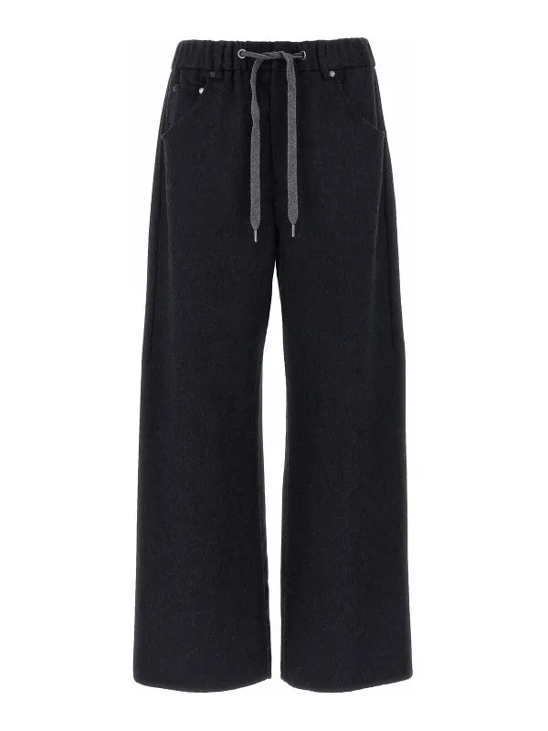 Brunello Cucinelli Pantalons Décontractés - Gris | MD565EP799C6412