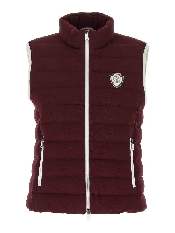 Brunello Cucinelli Gilet - Rouge Brun - Rouge Brun | MG9277778C9663
