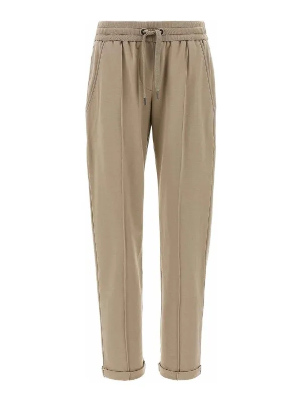Brunello Cucinelli Pantalons De Sport - Beige | MH827FB799C4274