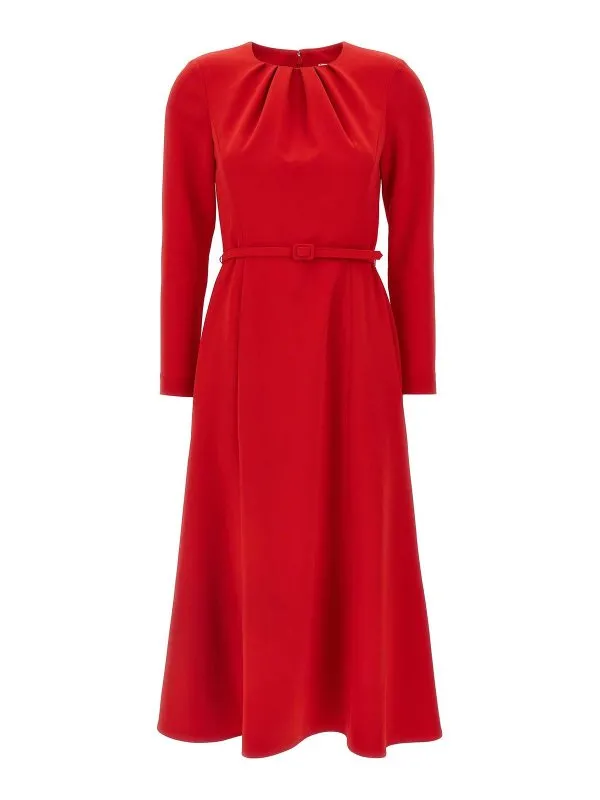 Carolina Herrera Robe Au Genou - Rouge - Rouge | P2511N543SFR605