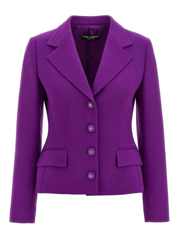 Dolce & Gabbana Blazer - Violet - Violet - Femme | F27DSTGDC9HF0571