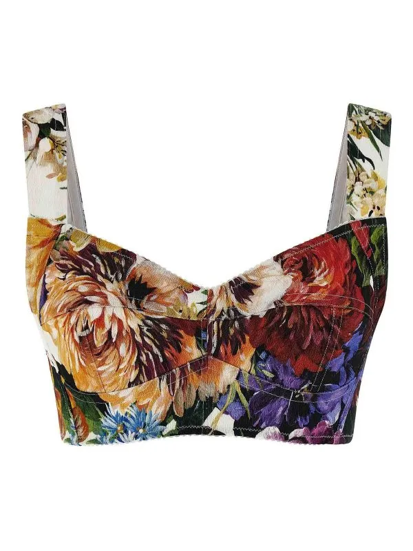 Dolce & Gabbana Top - Multicolore - Multicolore | F7Y28TFSRQUHA5PC