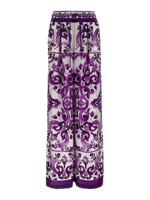 Dolce & Gabbana Pantalons Décontractés - Violet | FTDBNTHI1Y8I23TN