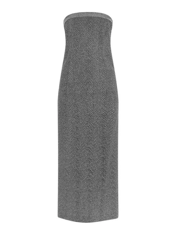 Ermanno Scervino Robe Au Genou - Gris - Gris | D472Q342CTZBWS4706