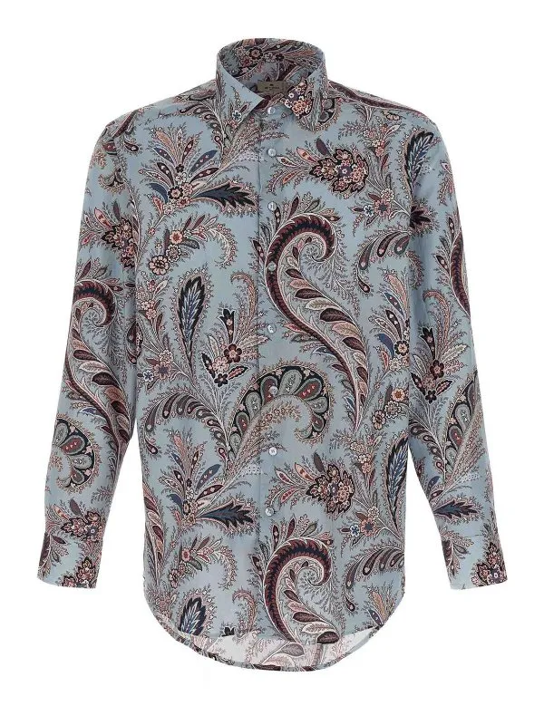 Etro Chemise - Bleu Clair - Bleu Clair | MRIB000199SA5L1X0880