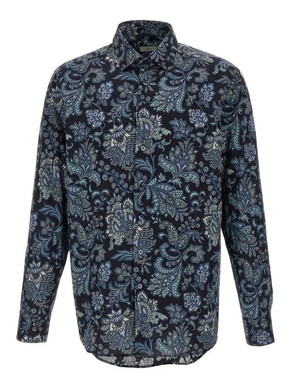 Etro Chemise - Bleu - Bleu - Homme | MRIB000199SA5L8X0883