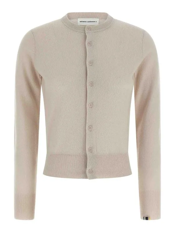 Extreme Cashmere Cardigan - Blanc - Blanc | N300LITTLE2CHALK