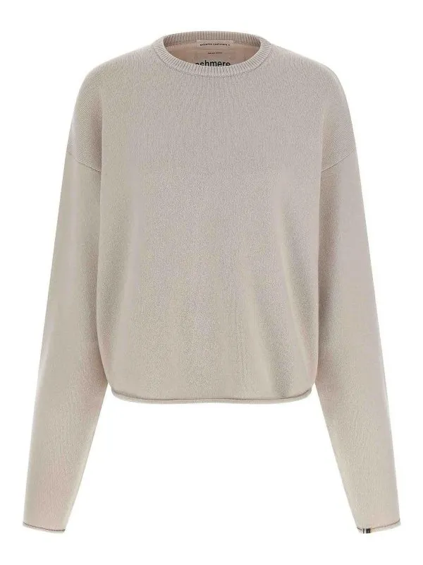Extreme Cashmere Pull Col Rond - Blanc - Blanc | N426COMFYCHALK