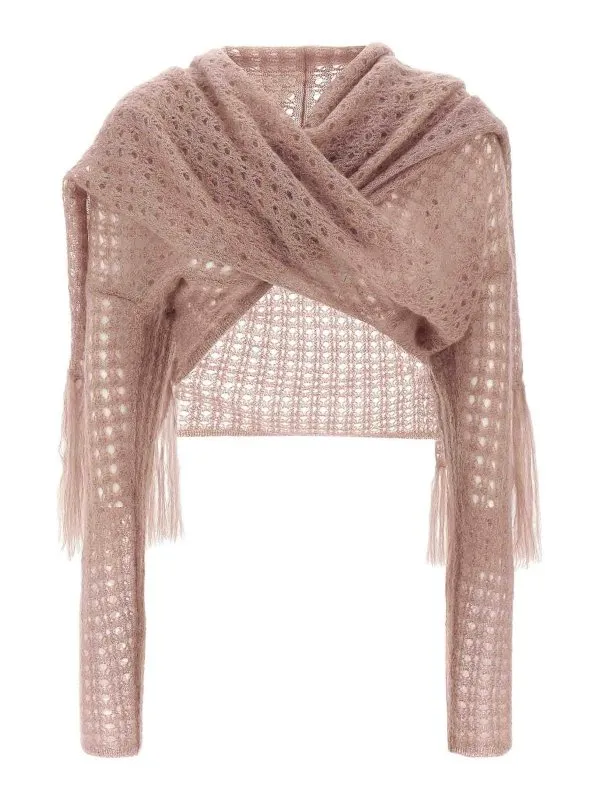 Fabiana Filippi Cardigan - Couleur Chair | MAD215F085D5042197