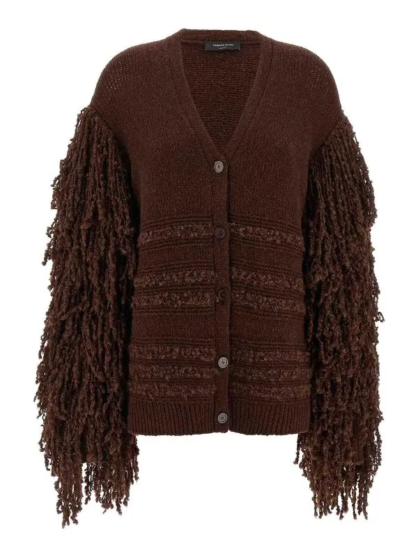 Fabiana Filippi Cardigan - Marron - Marron | MAD215F120L5011269
