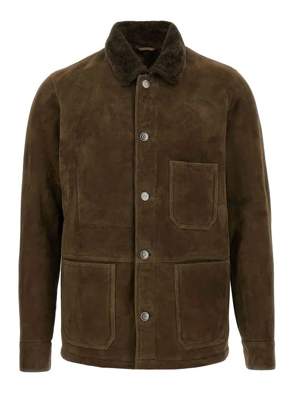 Giorgio Brato Blouson En Cuir - Vert - Vert | GU26F26013MEVLFOREST