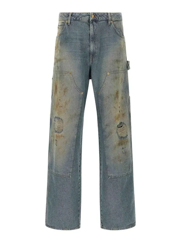 Golden Goose Jean Bootcut - Bleu - Bleu | GMP01942P00208350491