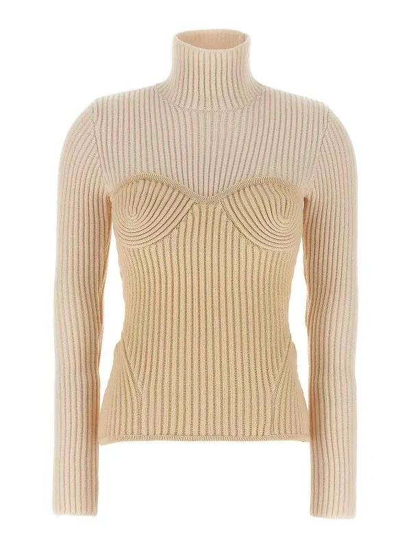 Jean Paul Gaultier Cardigan - Blanc - Blanc | 2503WPO005K0010103