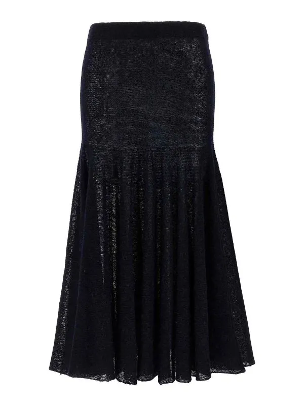 Magda Butrym Jupe Midi - Bleu - Bleu - Femme | 288725NAVY