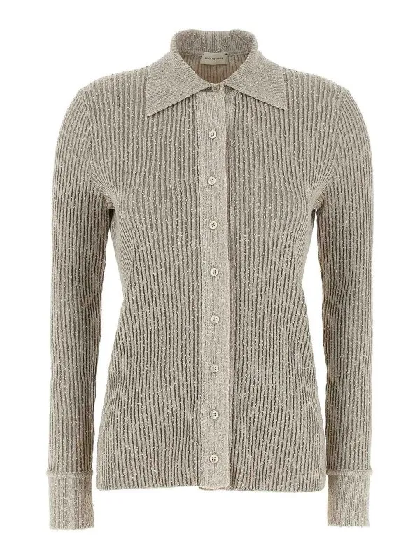 Magda Butrym Cardigan - Gris - Gris - Femme | 321725GREY