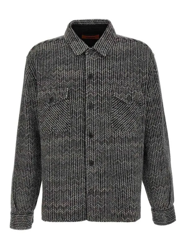 Missoni Chemise - Gris - Gris - Homme | US25WJ07BC005FS91P0
