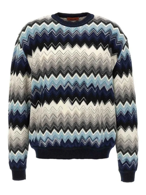 Missoni Pull Col Rond - Multicolore - Homme | US25WN0CBC005AS72L9