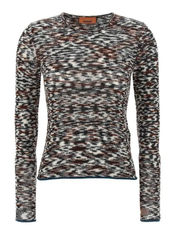 Missoni Pull Col Rond - Multicolore - Femme | DS25WN0LBK01C9FM13X