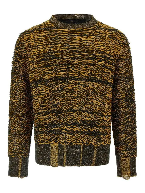 MM6 Maison Margiela Pull Col Rond - Multicolore | SH0HL0031M13130961