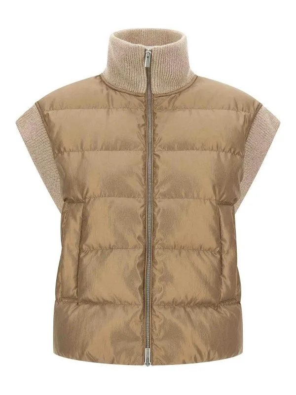 Peserico Gilet - Beige - Beige - Femme | A034485621A47A