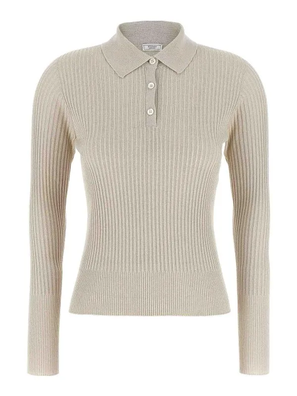 Peserico Polo - Beige - Beige - Femme | A99344F1809287940