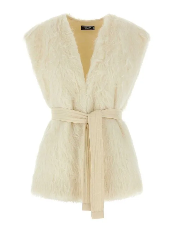Peserico Gilet - Blanc - Blanc - Femme | E03141A03367903