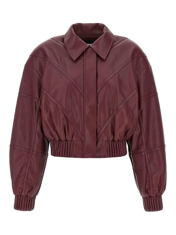 Rotate Birger Christensen Bomber - Rouge Brun | 11424327342734