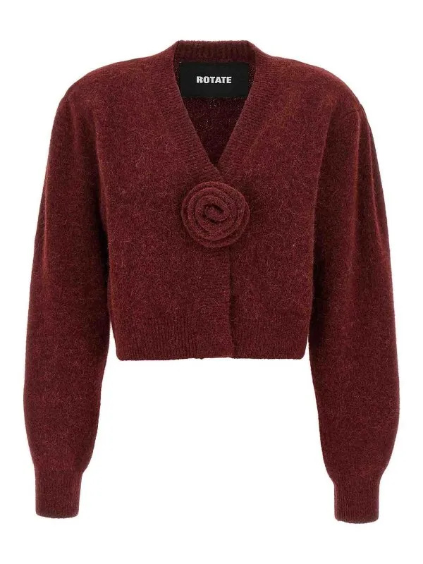 Rotate Birger Christensen Cardigan - Rouge Brun | 11427627342734