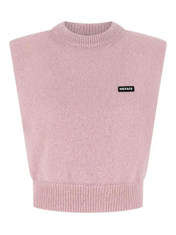 Rotate Birger Christensen Gilet - Couleur Chair | 114280191191