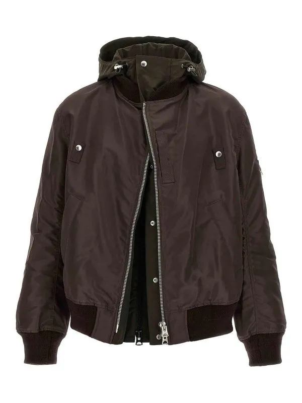 Sacai Bomber - Marron - Marron - Homme | 2503784M612 | thebs.com