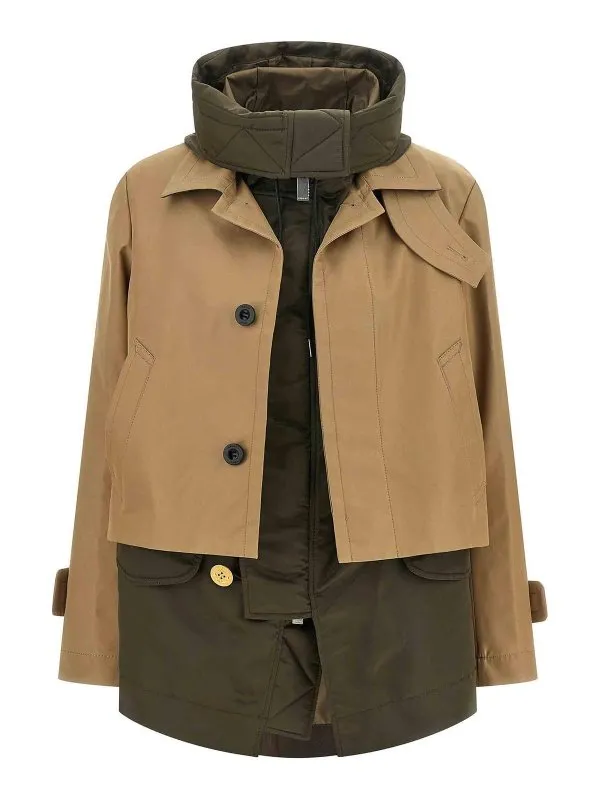 Sacai Veste Casual - Multicolore - Multicolore - Femme | 2508025667