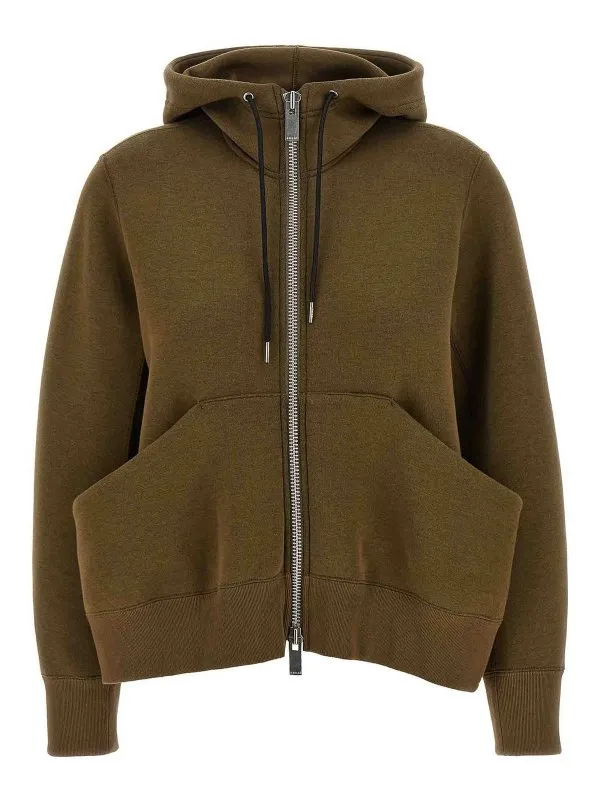 Sacai Sweat-Shirts - Vert - Vert - Femme | 2508061642