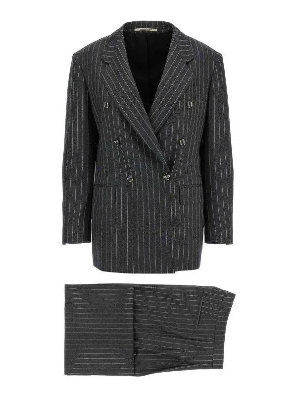 Tagliatore Robe Au Genou - Gris - Gris | TLORELEY19BEI070038S3115