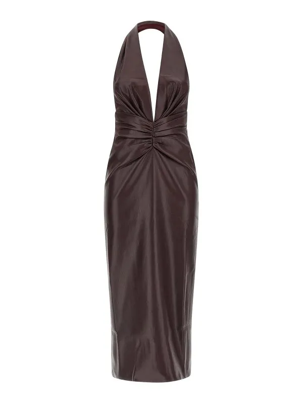 The Andamane Robe Au Genou - Rouge Brun | T180147ATNP152CABERNET