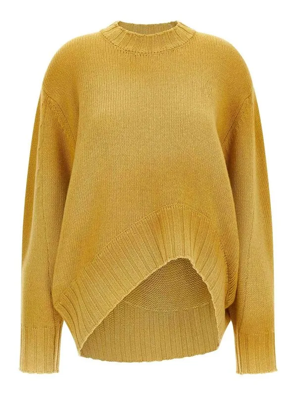 The Attico Pull Col Rond - Jaune - Jaune - Femme | 251WCK00126198