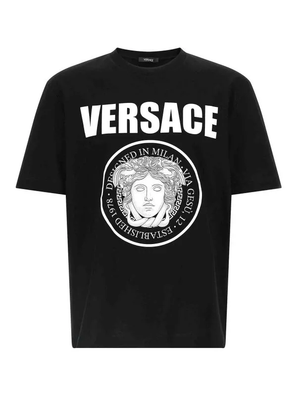 Versace T-Shirt - Blanc - Blanc - Homme | 10133021A150831B000