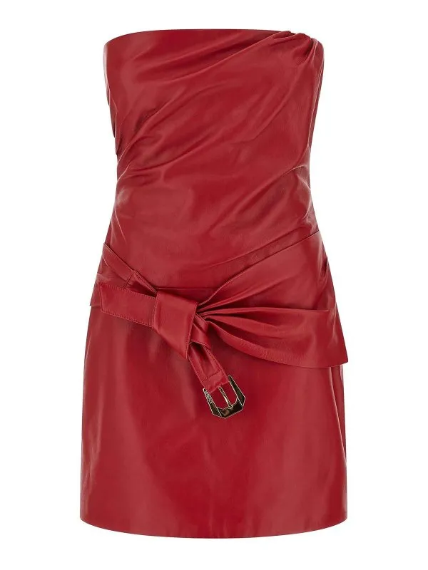 Versace Robe Au Genou - Rouge - Rouge - Femme | 10208641A147221RC40
