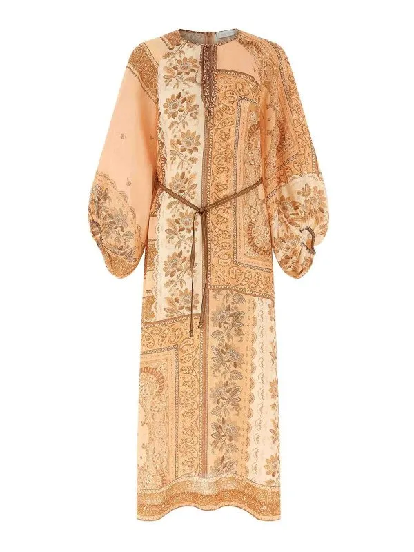 Zimmermann Robe Au Genou - Couleur Chair - Femme | 1790DSS252PEBA