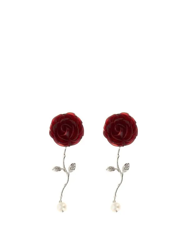 Magda Butrym Boucles D'Oreilles - Rouge - Rouge - Femme | 709725RED
