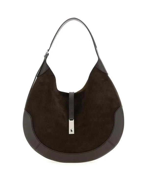 Polo Ralph Lauren Sac Porté Épaule - Marron | 428938748004