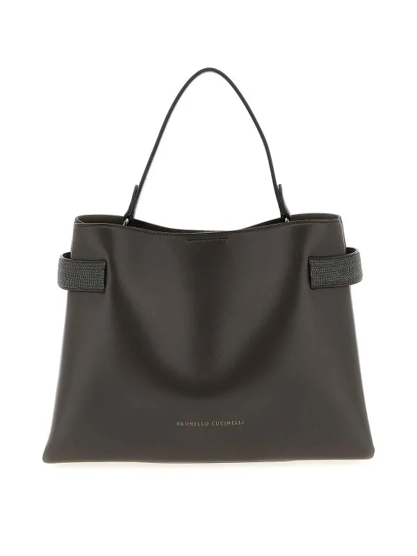 Brunello Cucinelli Sac Cabas - Marron - Marron | MBTKD2503C8279