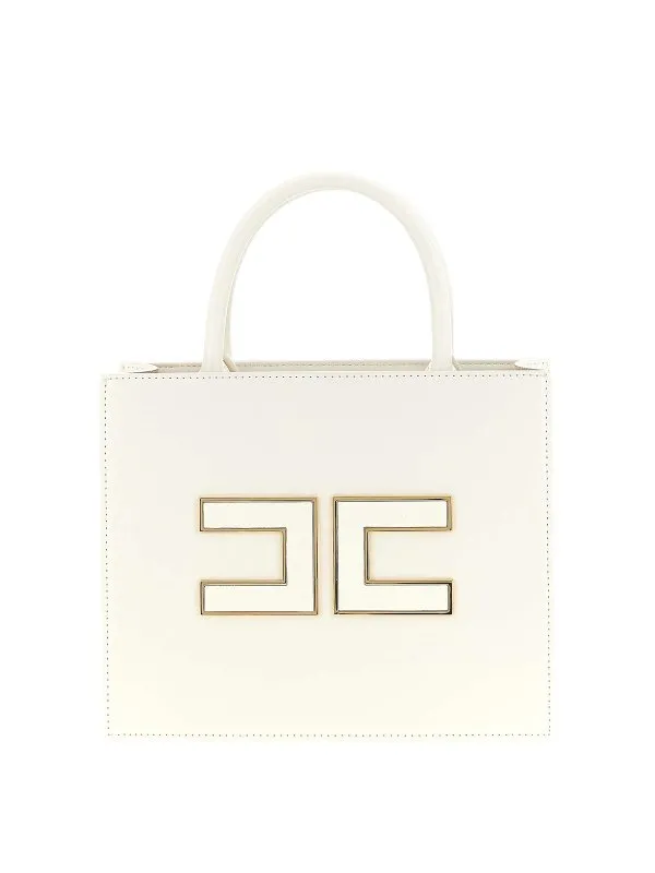 Elisabetta Franchi Sac Cabas - Blanc - Blanc - Femme | BS33A56E2DZ9